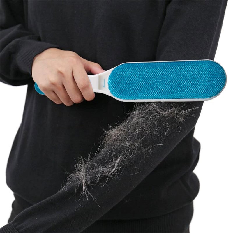 Big Bang Paws Pet Hair Remover Brush - Dog Hair Remover for Clothes - lint Brush pet Hair Remover - Reusable Fur Remover for Furniture and Clothing - Light pet Dander Remover with self Cleaning Base - Image 3